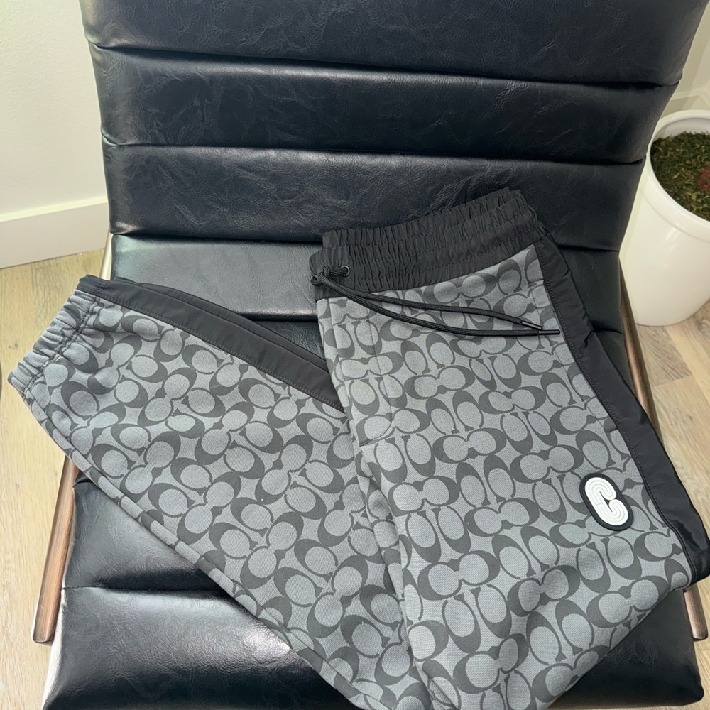 Gray Patterned Joggers